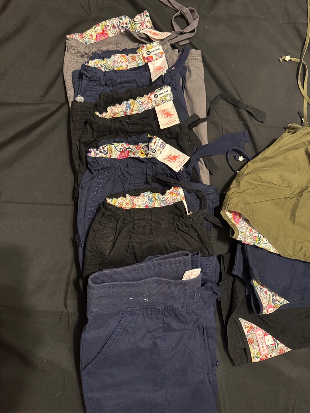 Koi Pants - Navy, Black, gray, tops olive, navy, black
